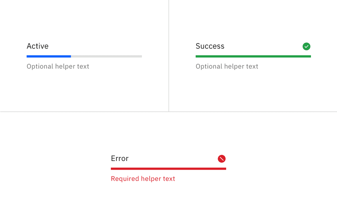 Progress bar status colors